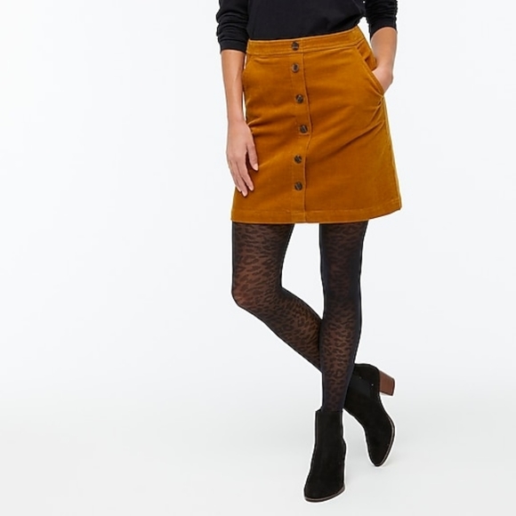 NWT J Crew Leopard Tights - Medium - Picture 4 of 6